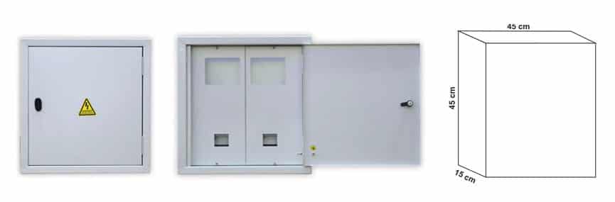 TRİFAZE İKİ SAYAÇLI S.A. ELEKTRİK PANOSU